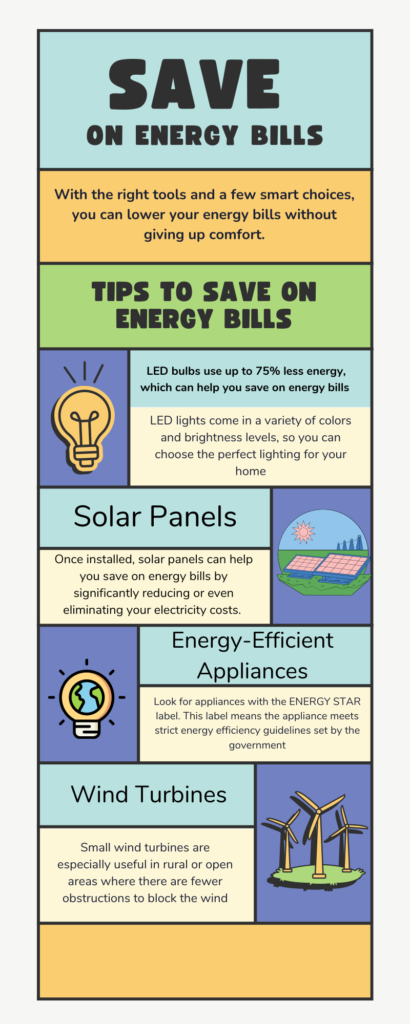 Save on energy bills